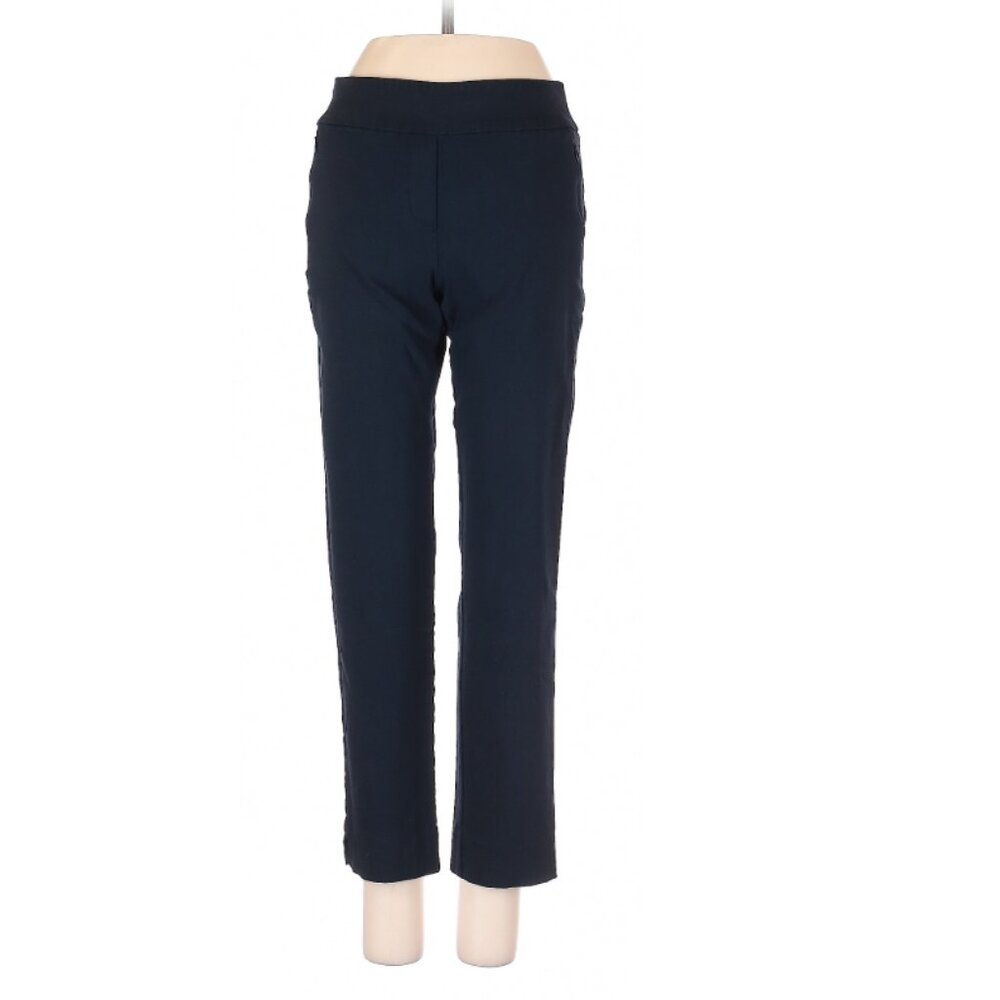 Navy Margaret M "Slimming Pant" Cropped